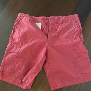 Red polo Ralph Lauren shorts